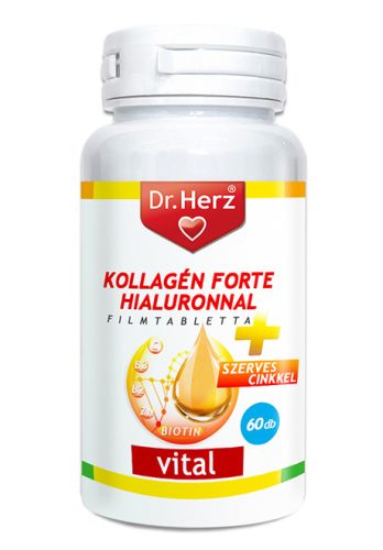 Kollagén Forte Hialuronnal 60 tabletta Dr. Herz 