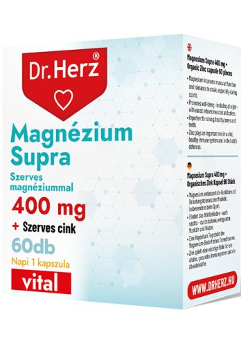 Dr. Herz Cink-Biszglicinát 25mg 60 kapszula 