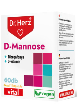 Dr. Herz D-Mannose+Tőzegáfonya+C-vitamin 60 kapszula