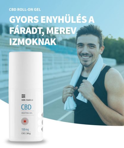 USA medical melegítő hatású gél 150 mg CBD 50 g