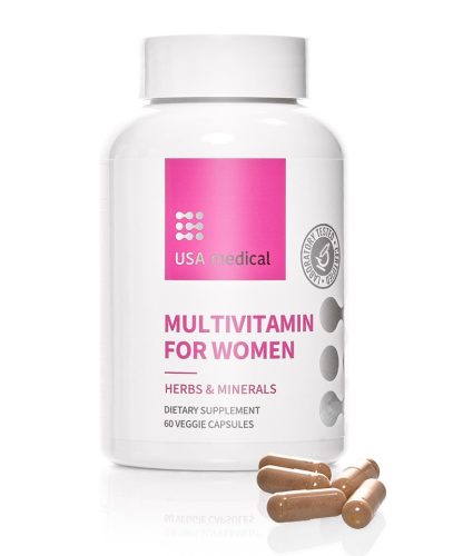 USA Medical Multivitamin for women (nőknek) növényi kivonatokkal 60 kapszula 