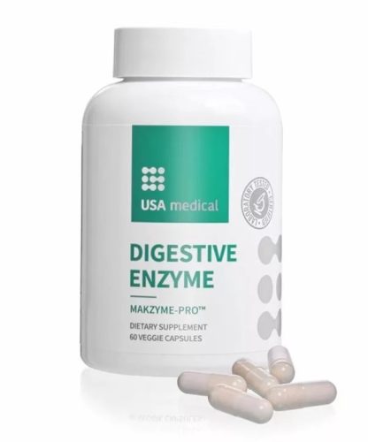 USA Medical Makzyme-Pro™ emésztő enzim keverék papainnal és bormelainnal kombinálva 