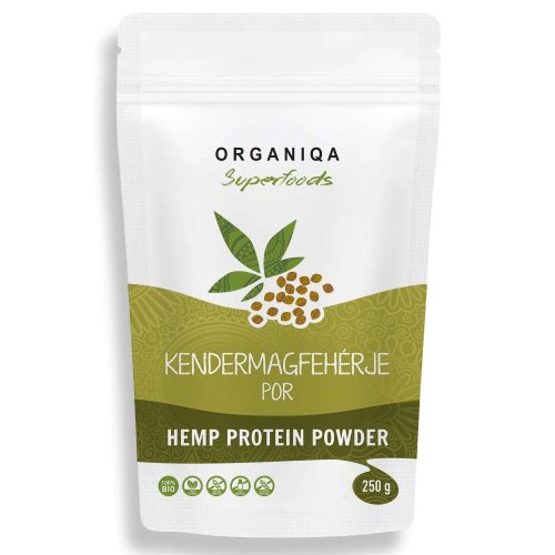 Organiqa Bio Kendermag Fehérje Por 250g 