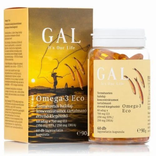 GAL Omega-3 Eco Halolaj 90g 60 kapszula 