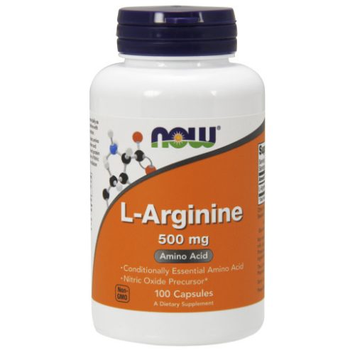 Now Foods L-Arginine 500 mg 100 kapszula 