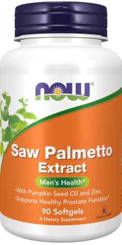 Now Foods Saw Palmetto Extract (fűrészpálma kivonat) 80 mg 90 softgels 