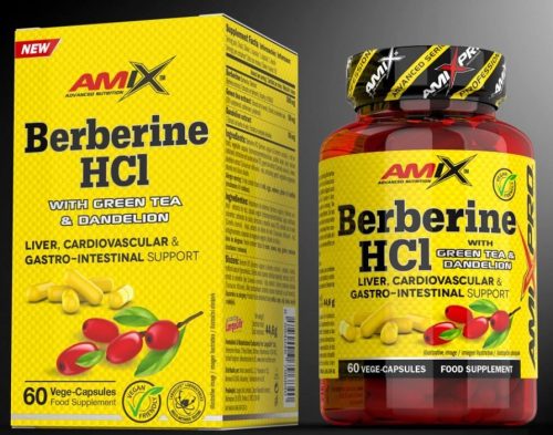 AMIX Pro Berberine HCI With Green Tea & Dandelion 60 Kapszula