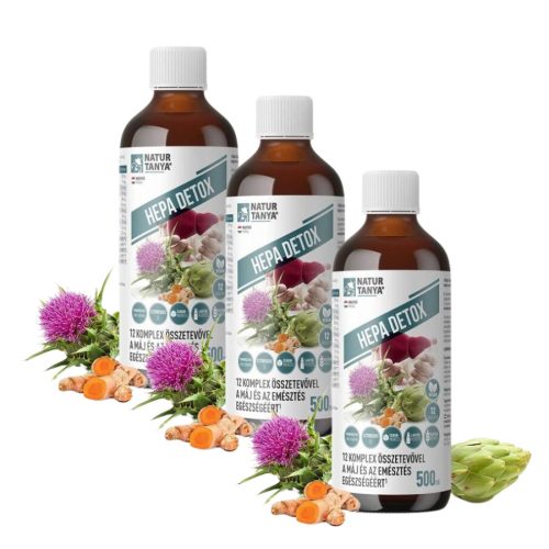 Natur Tanya® Hepa Detox csomag 3x500ml 